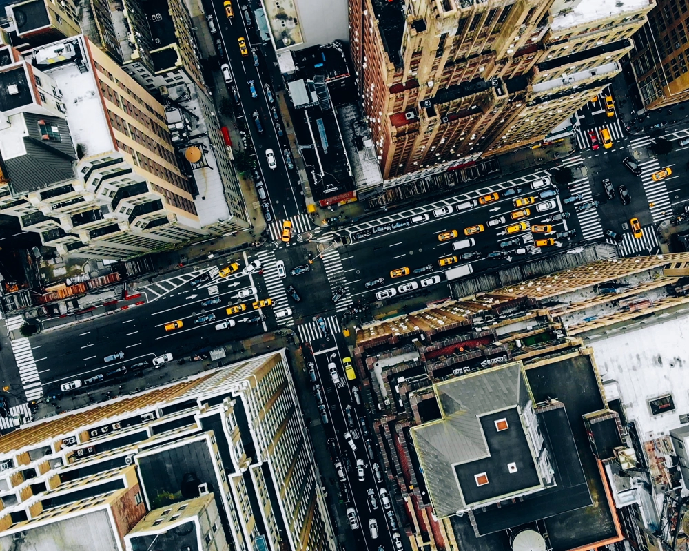 Cityscape from birds eye view Cityscape from birds eye view