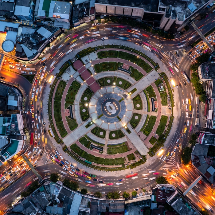 Round about from above Round about from above