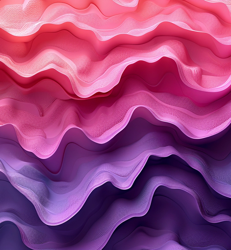 Waves of purple and pink Waves of purple and pink