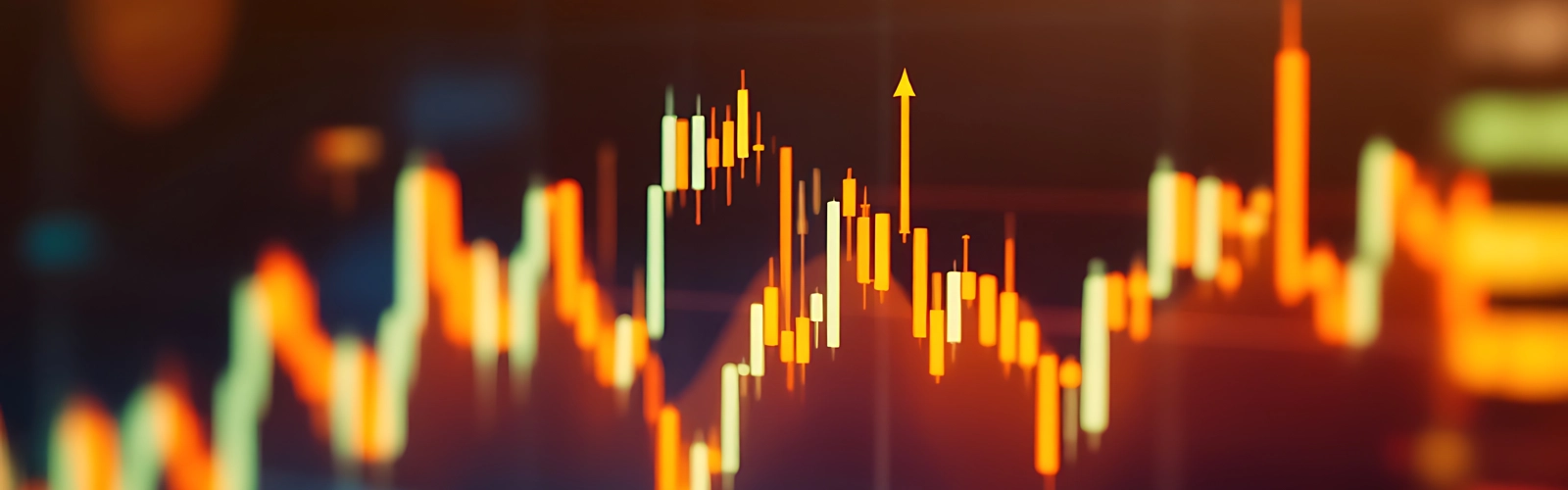 Financial services stock market chart going up Financial services stock market chart going up