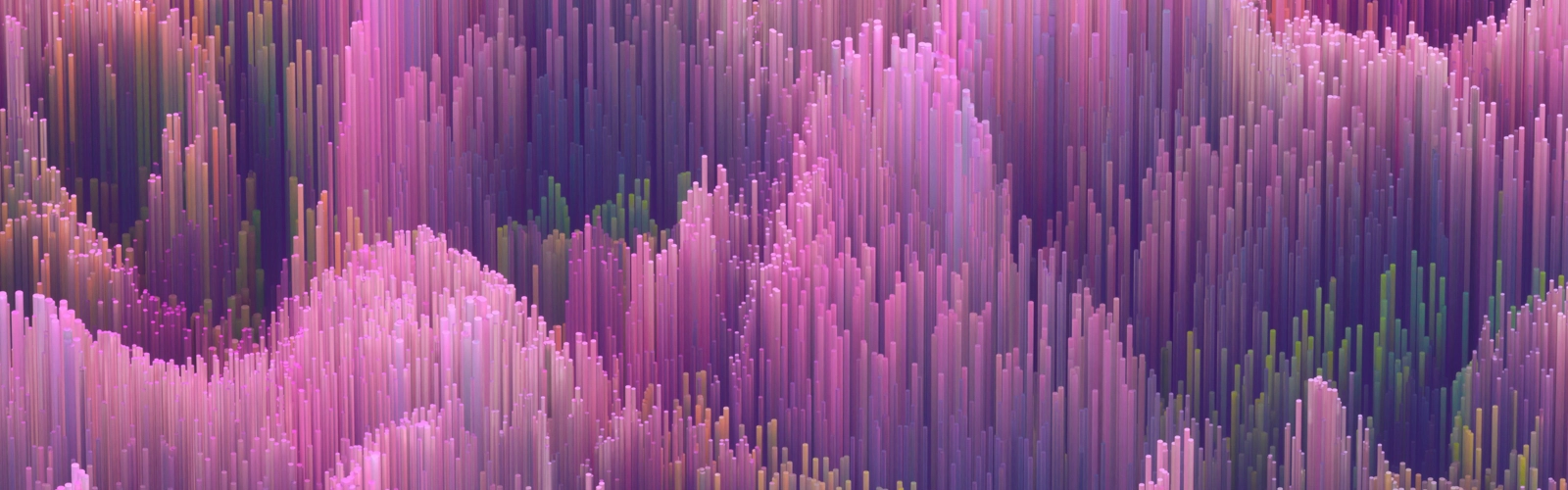 Waves of data in pink Waves of data in pink